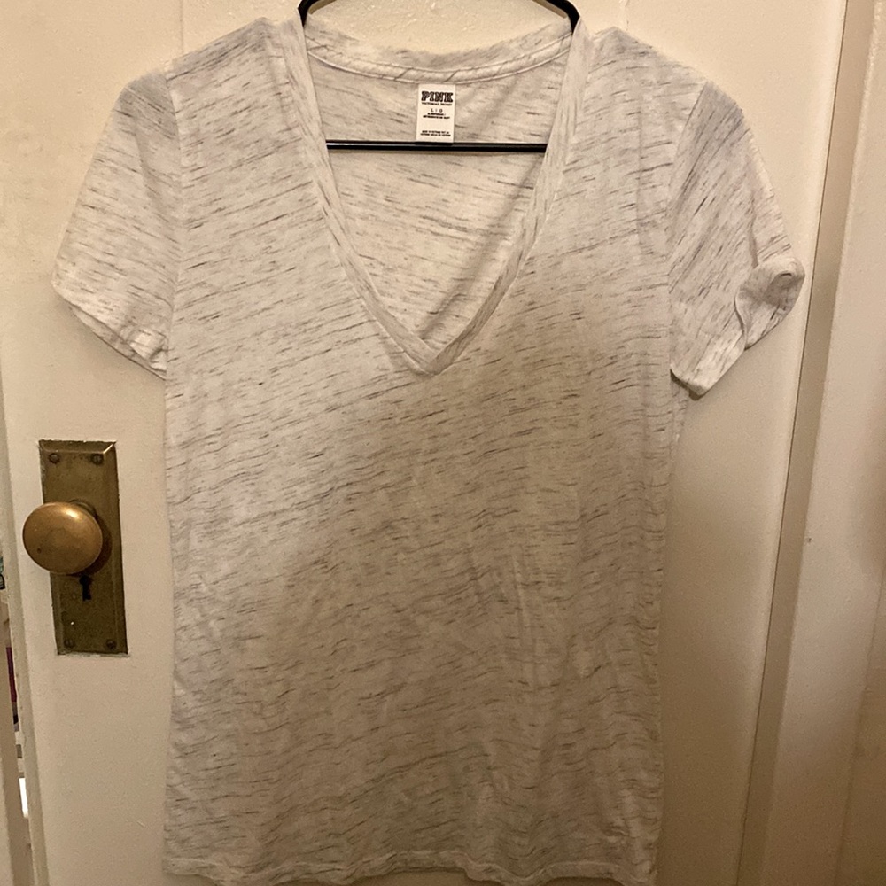 Pink women’s V- neck T